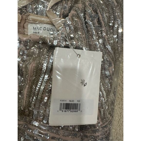 NWT MAC DUGGAL Embellished Strapless Column Dress Size US 10 $798 - Picture 12 of 12
